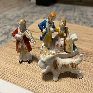 Vintage colonial figurines